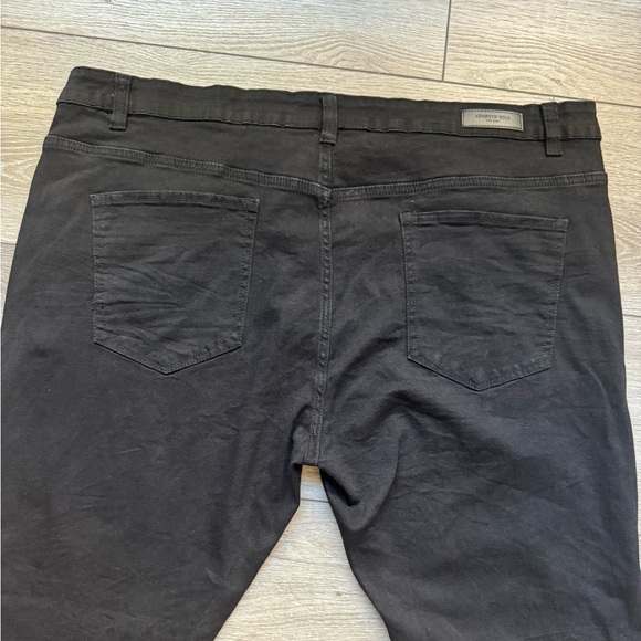 Kenneth Cole Jeans Mens 42X32 Black Slim Fit Straight Stretch - Picture 6 of 13